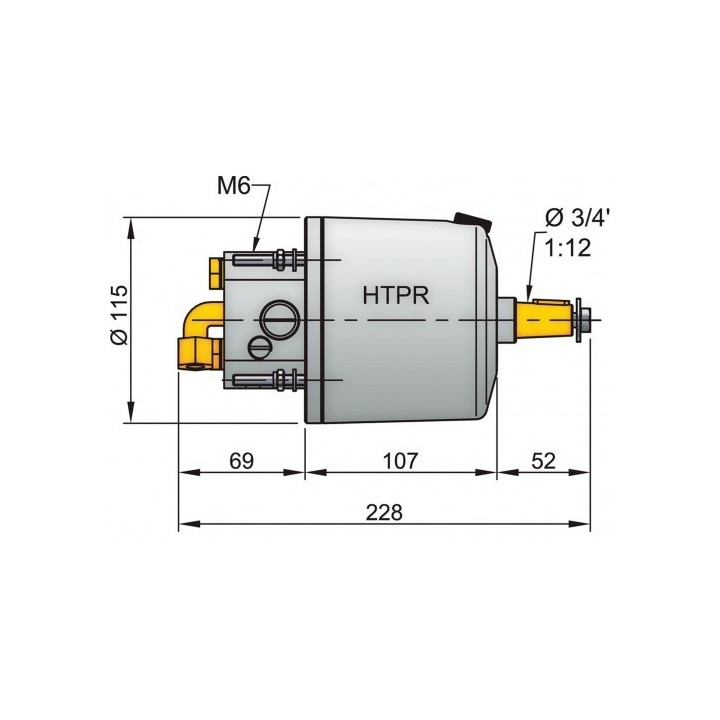 Vetus hydraulische stuurpomp