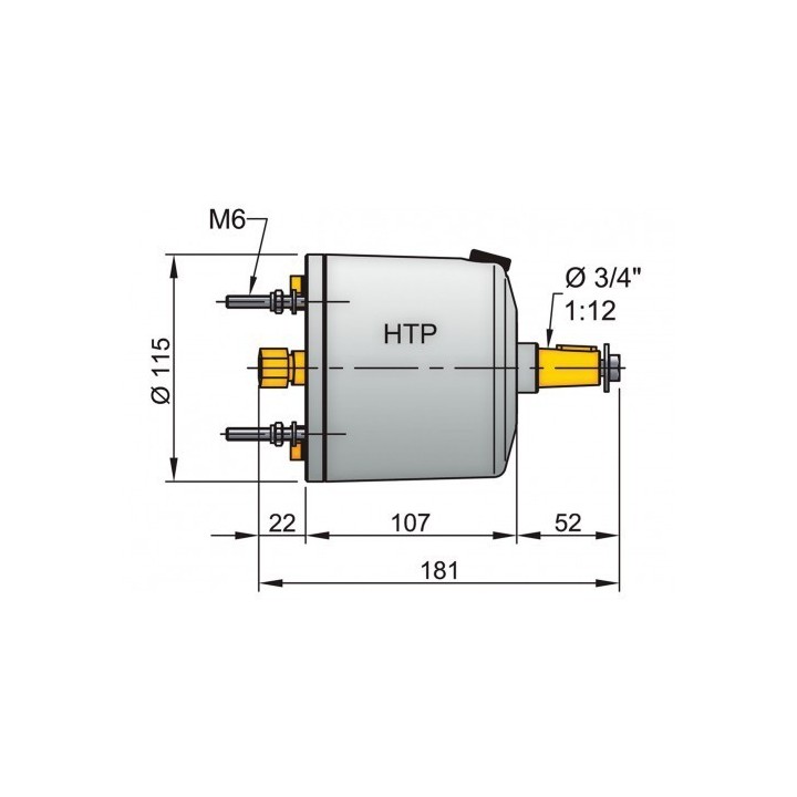 Vetus hydraulische stuurpomp