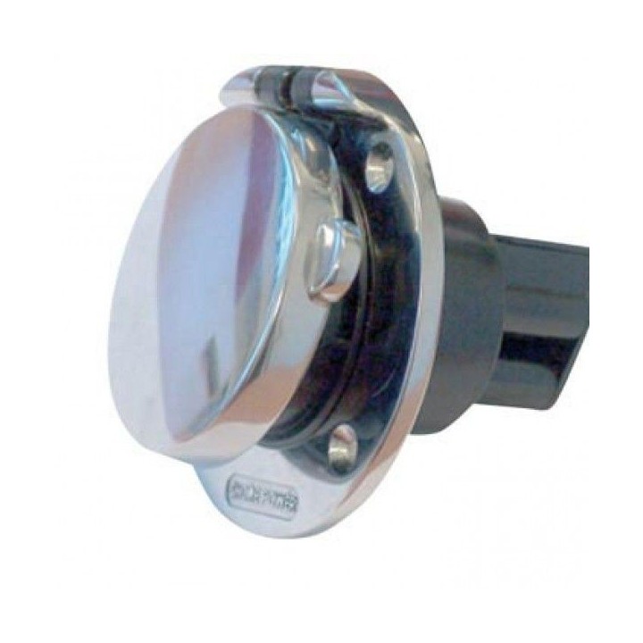 Walstroomaansluiting 16A RVS 230Vac
