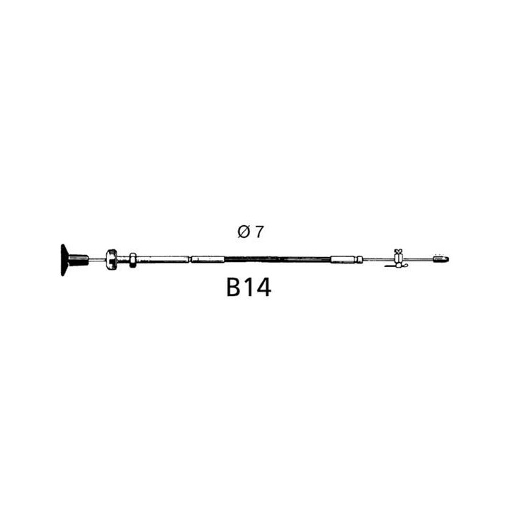 Ultraflex B14 Stopkabel