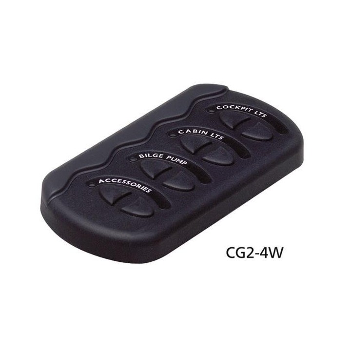 BEP Contour G2 4 schakelaars+zekering