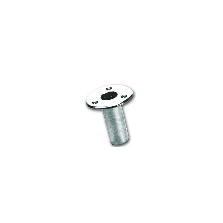 Vlaggenstokhouder inbouw 25mm